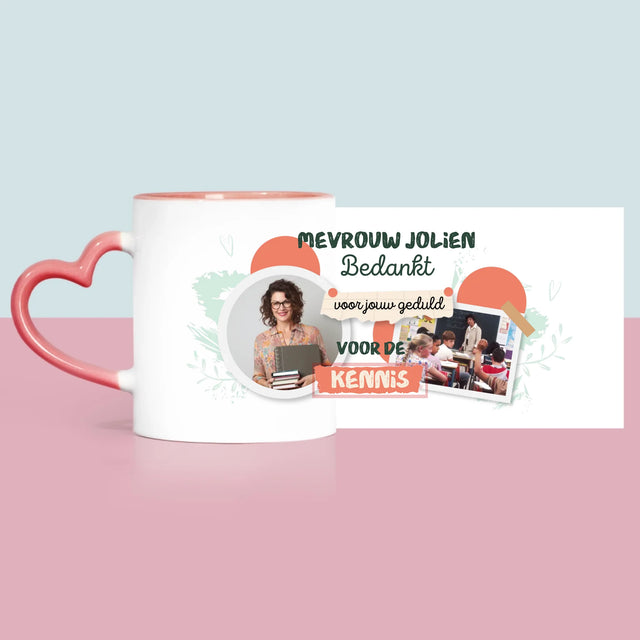 Fotocollage: Bedankt Voor De Kennis - Mok