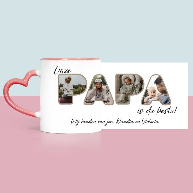 Woord Van Foto'S: Onze Papa Is De Beste - Mok