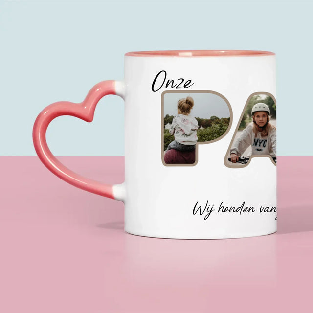 Woord Van Foto'S: Onze Papa Is De Beste - Mok