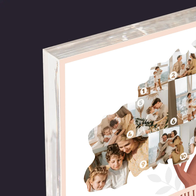 Vorm Van Foto'S: Stamboom - Acryl Blok