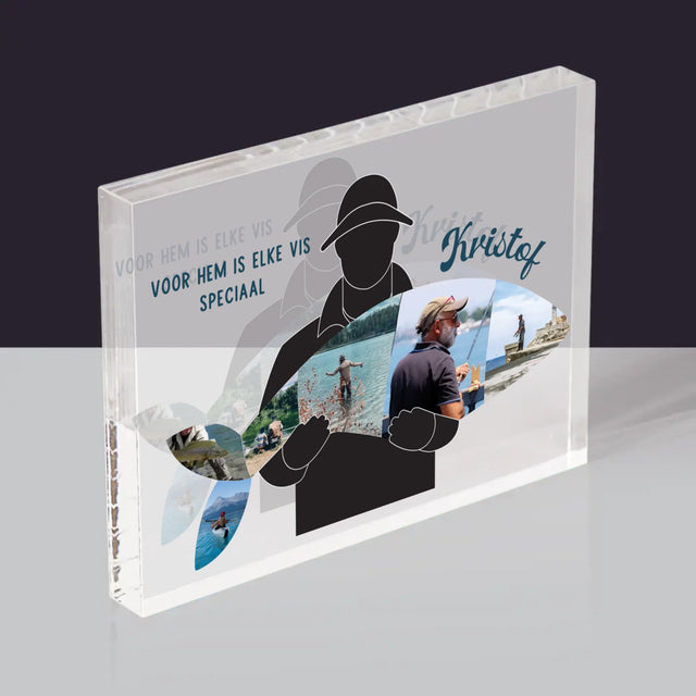 Vorm Van Foto'S: Elke Visje - Acryl Blok