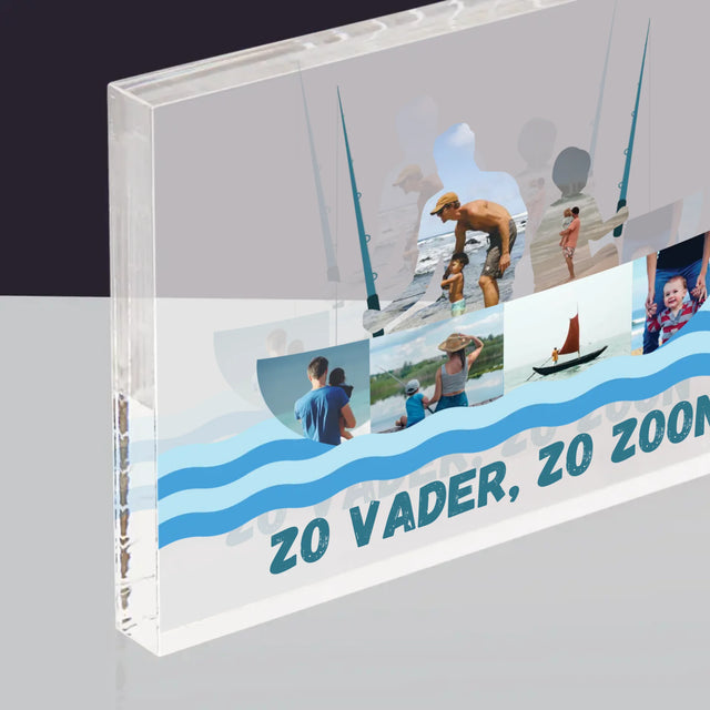 Vorm Van Foto'S: Zo Vader, Zo Zoon - Acryl Blok