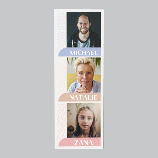 Foto En Handtekening: Jullie Namen - Koelkast Magneet