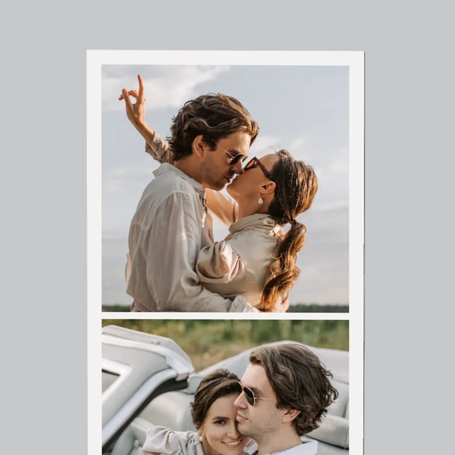 Fotocollage: To The Moon And Back - Koelkast Magneet