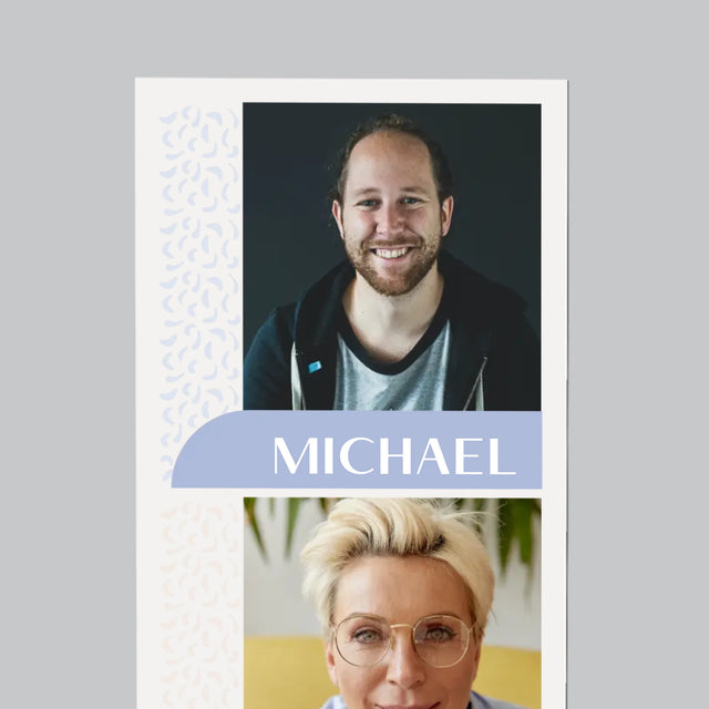 Foto En Handtekening: Jullie Namen - Koelkast Magneet