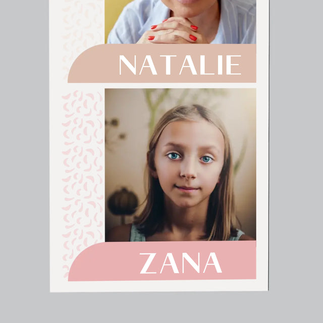 Foto En Handtekening: Jullie Namen - Koelkast Magneet