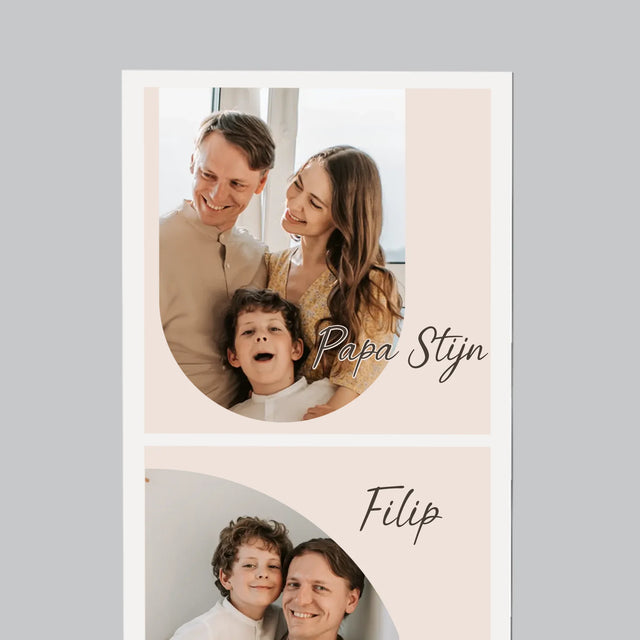 Foto En Handtekening: Familie Foto'S - Koelkast Magneet