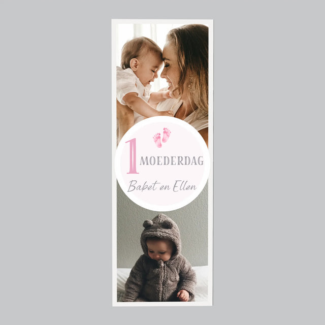 Fotocollage: Eerste Moederdag - Koelkast Magneet