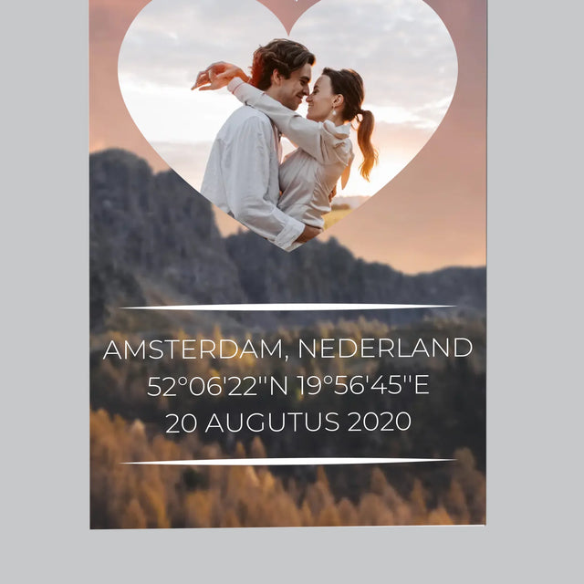 Starrenkaart: Verliefden Op De Bergen - Koelkast Magneet