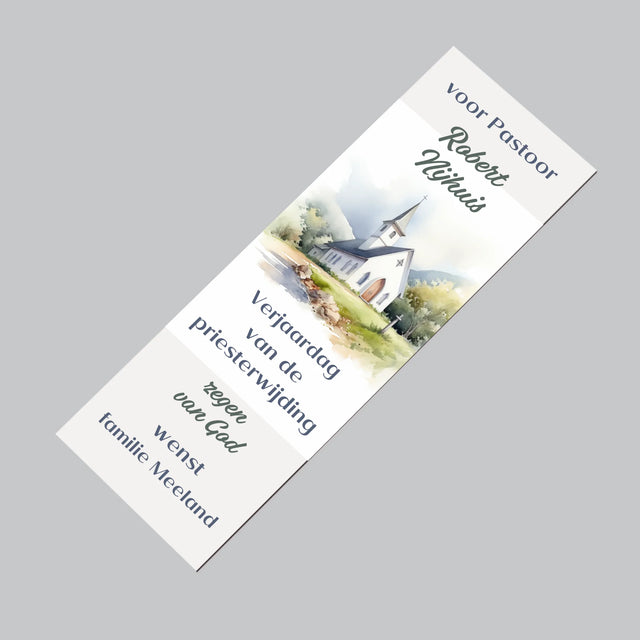 Naam En Handtekening : Verjaardag Priesterwijding - Koelkast Magneet