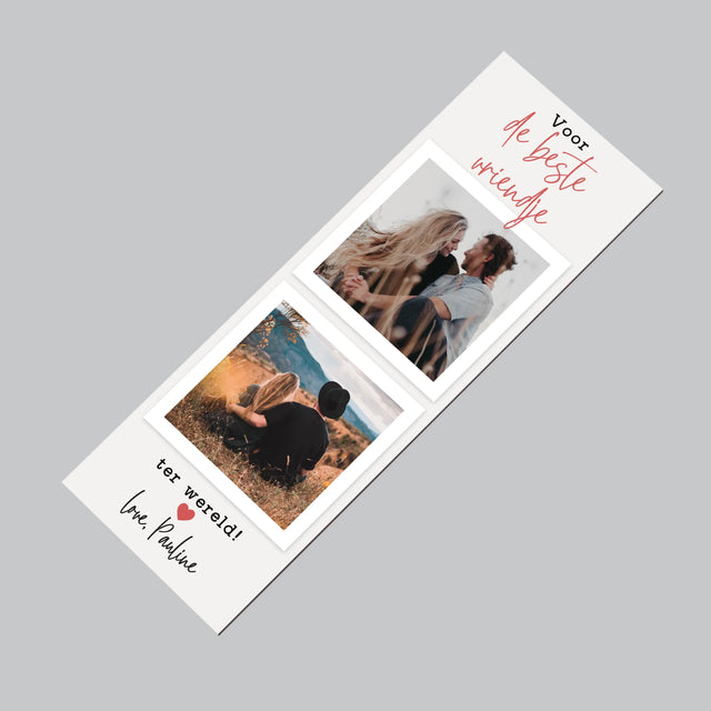 Foto En Handtekening: Voor De Beste Vriendje - Koelkast Magneet