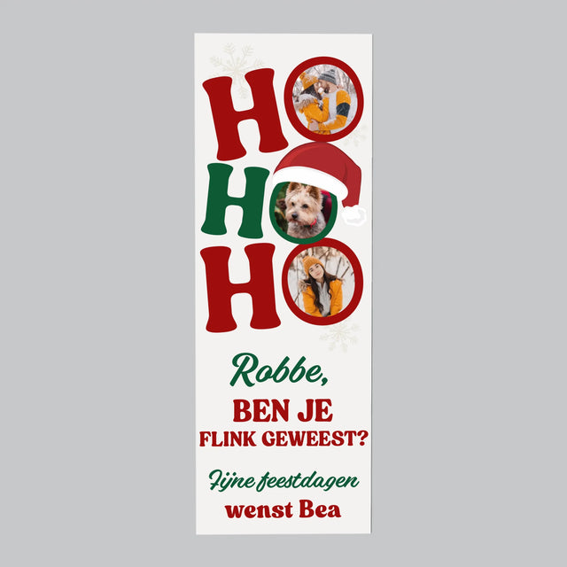 Fotocollage: Ho Ho Ho - Koelkast Magneet
