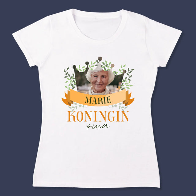 Foto En Handtekening: Koningin Oma - T-Shirt Voor Dames