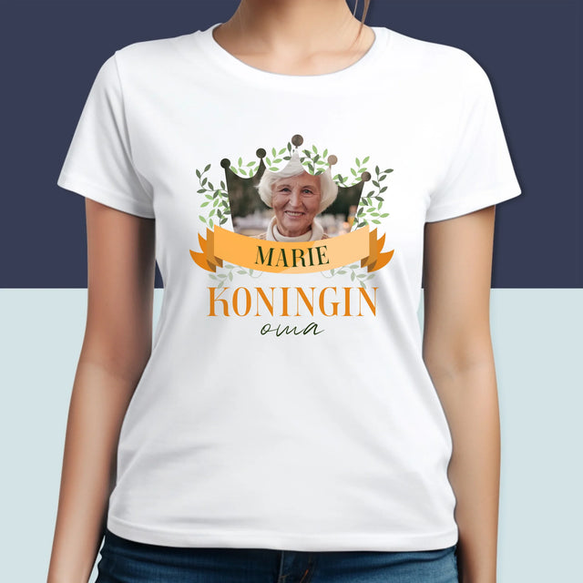Foto En Handtekening: Koningin Oma - T-Shirt Voor Dames