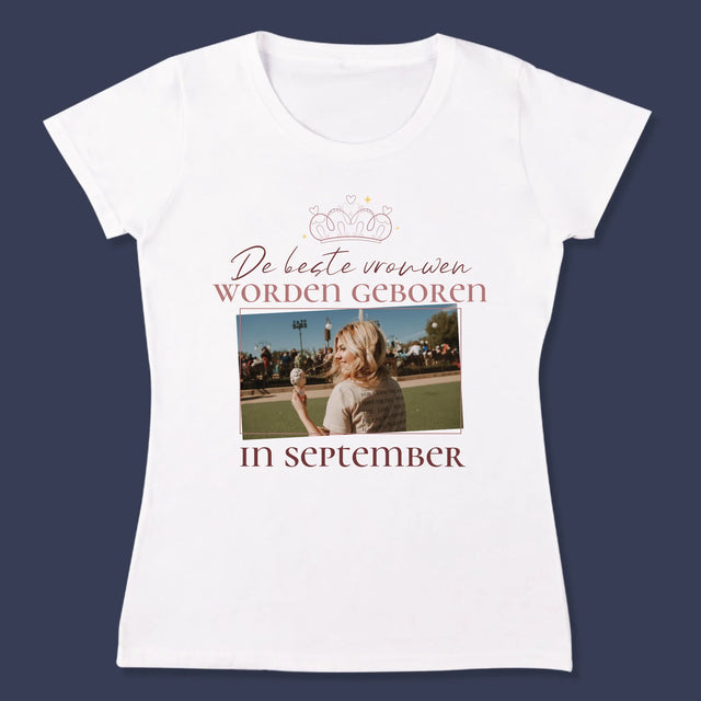 Foto En Handtekening: De Beste Vrouwen - T-Shirt Voor Dames
