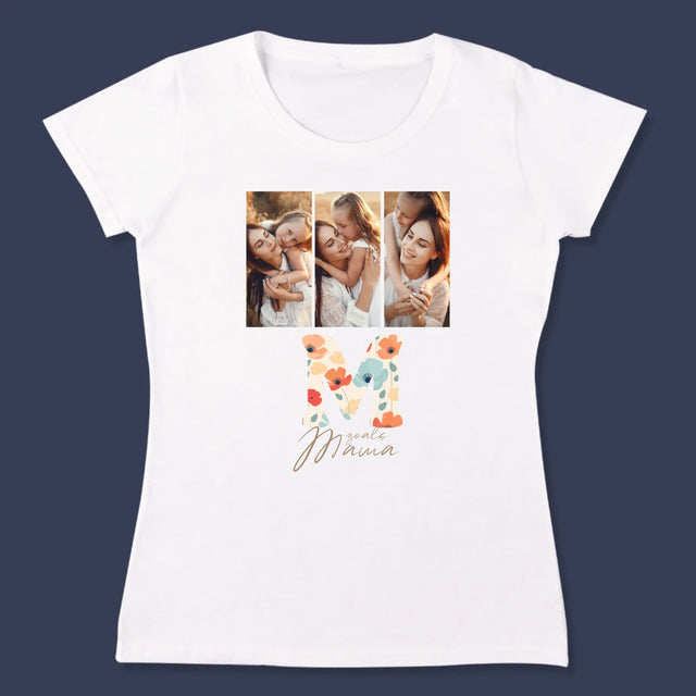 Fotocollage: M Zoals Mama - T-Shirt Voor Dames