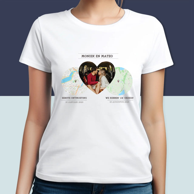 Stadsplastadsplattegrond: Onze Plekken - T-Shirt Voor Dames