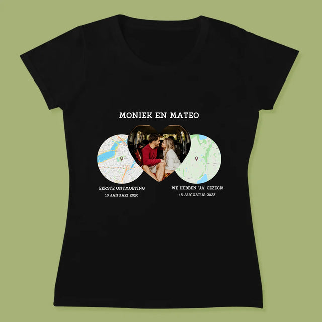 Stadsplastadsplattegrond: Onze Plekken - T-Shirt Voor Dames