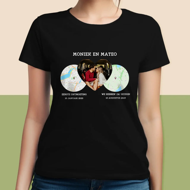 Stadsplastadsplattegrond: Onze Plekken - T-Shirt Voor Dames