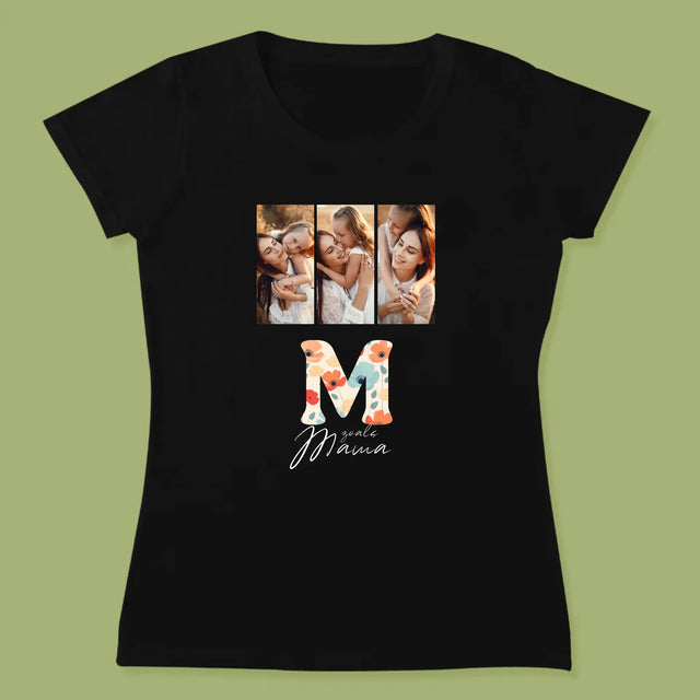 Fotocollage: M Zoals Mama - T-Shirt Voor Dames