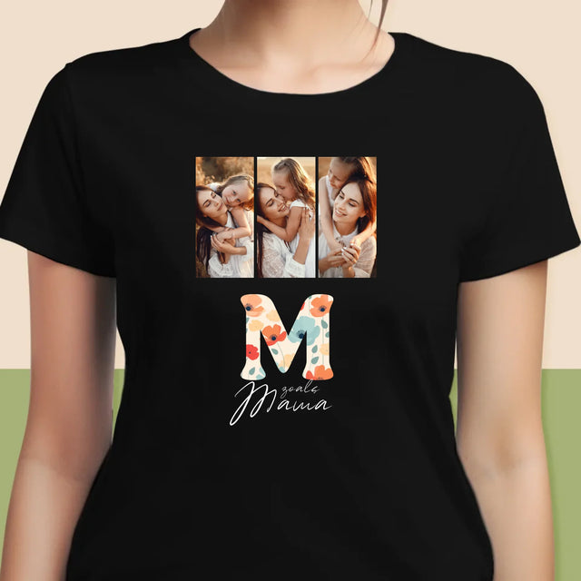 Fotocollage: M Zoals Mama - T-Shirt Voor Dames