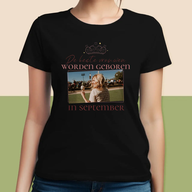 Foto En Handtekening: De Beste Vrouwen - T-Shirt Voor Dames