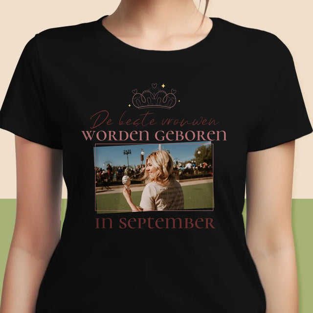 Foto En Handtekening: De Beste Vrouwen - T-Shirt Voor Dames