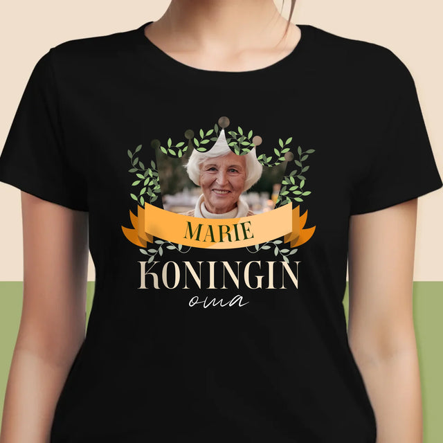 Foto En Handtekening: Koningin Oma - T-Shirt Voor Dames