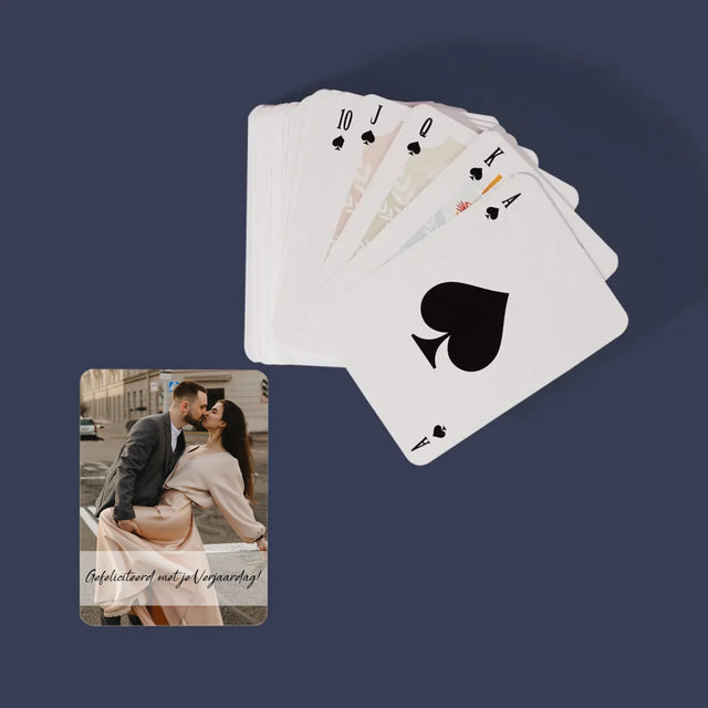 Foto En Handtekening: Jouw Foto En Handtekening - Speelkaarten
