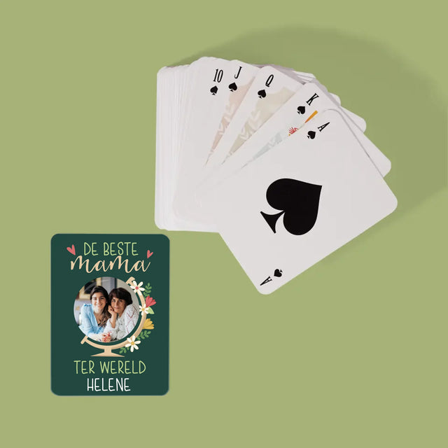 Foto En Handtekening: De Beste Mama Ter Wereld - Speelkaarten