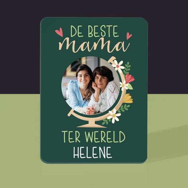 Foto En Handtekening: De Beste Mama Ter Wereld - Speelkaarten