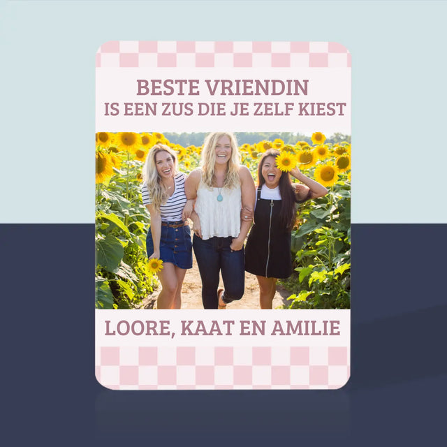 Foto En Handtekening: Beste Vriendin Is Een Zus Die Je Zelf Kiest - Speelkaarten