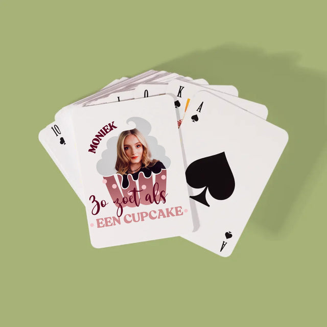 Foto En Handtekening: Zo Zoet Als Een Cupcake - Speelkaarten