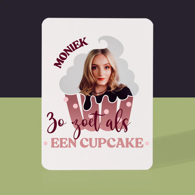 Foto En Handtekening: Zo Zoet Als Een Cupcake - Speelkaarten