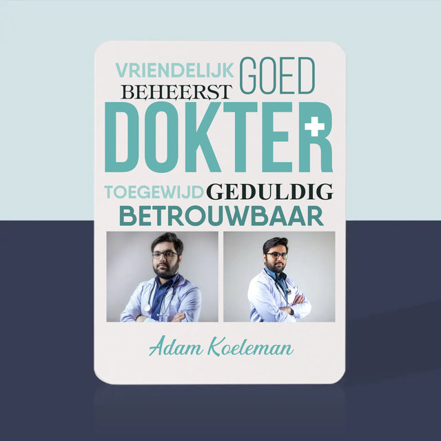 Fotocollage: Dokter Kenmerken - Speelkaarten