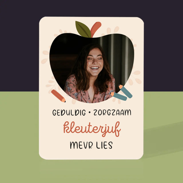 Foto En Handtekening: Kleuterjuf - Speelkaarten