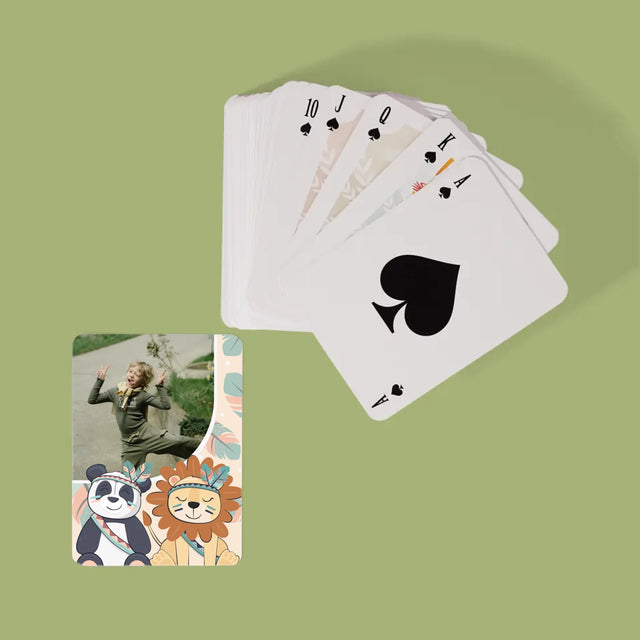 Fotocollage: Dieren - Speelkaarten