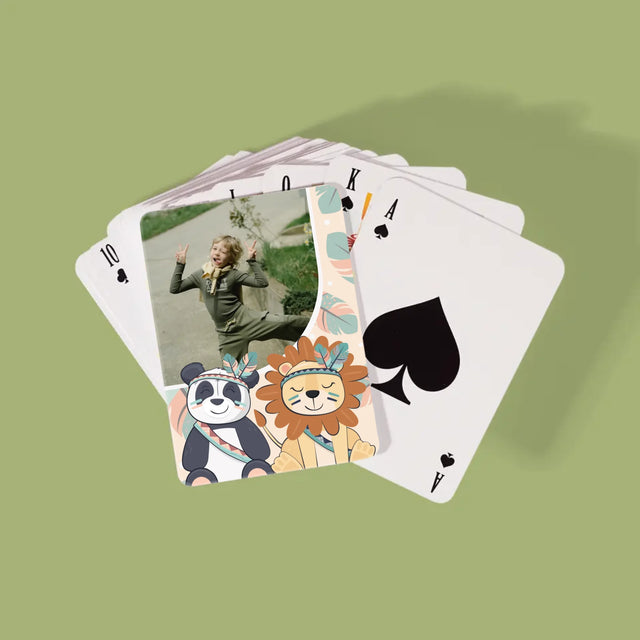 Fotocollage: Dieren - Speelkaarten