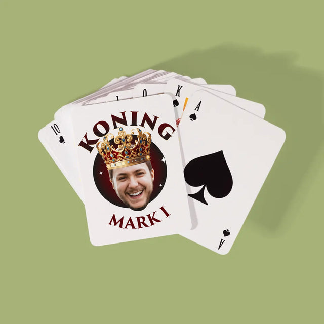 Foto En Handtekening: Koning - Speelkaarten