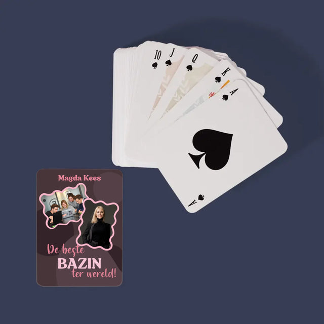 Fotocollage: De Beste Bazin - Speelkaarten