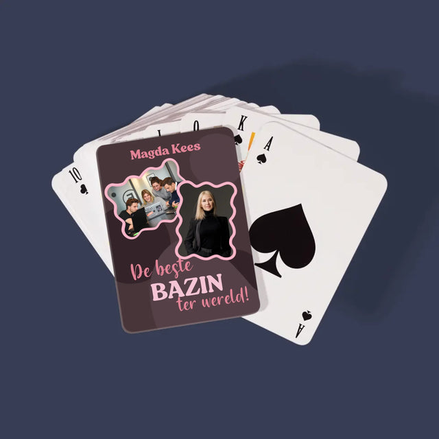 Fotocollage: De Beste Bazin - Speelkaarten