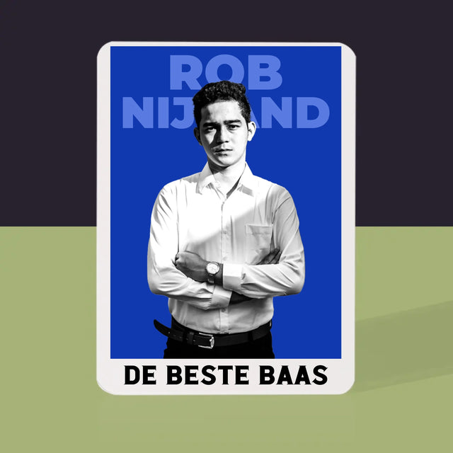 Foto En Handtekening: De Beste Baas - Speelkaarten