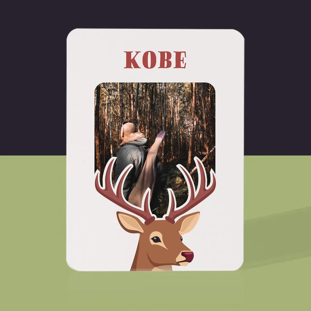 Foto En Handtekening: Hert - Speelkaarten