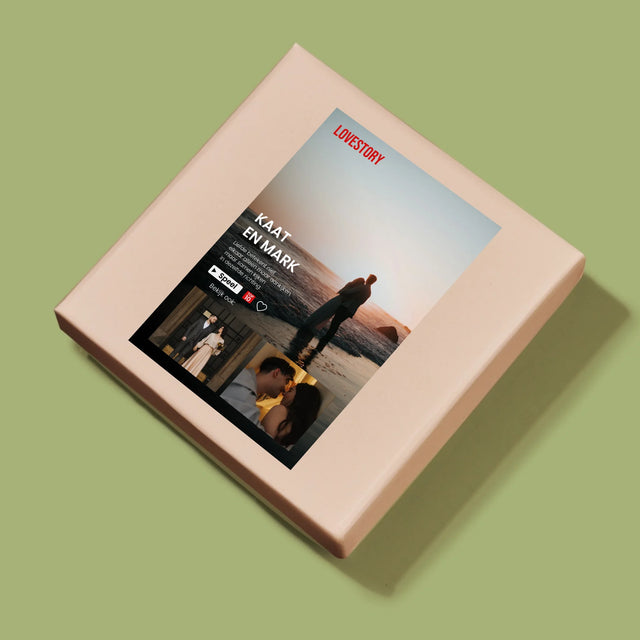 Fotocollage: Liefdesverhaal - Puzzel