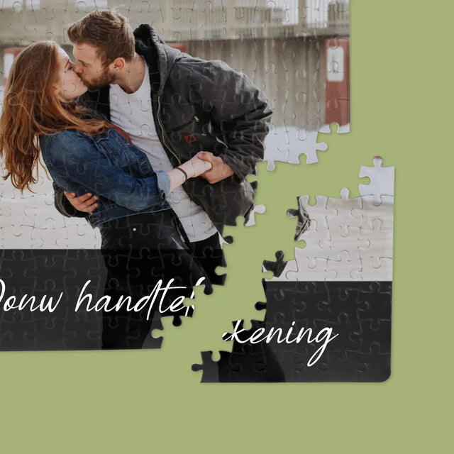 Foto En Handtekening: Jouw Foto En Handtekening - Puzzel