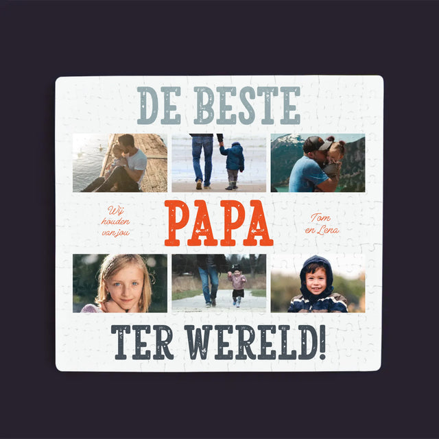 Fotocollage: De Beste Papa Ter Wereld, Foto'S - Puzzel