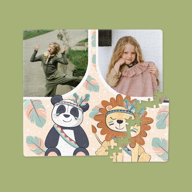 Fotocollage: Dieren - Puzzel