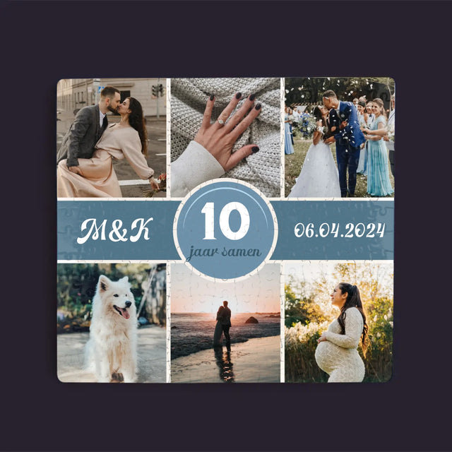 Fotocollage: Jaren Samen - Puzzel