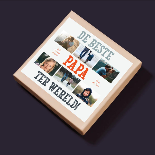 Fotocollage: De Beste Papa Ter Wereld, Foto'S - Puzzel