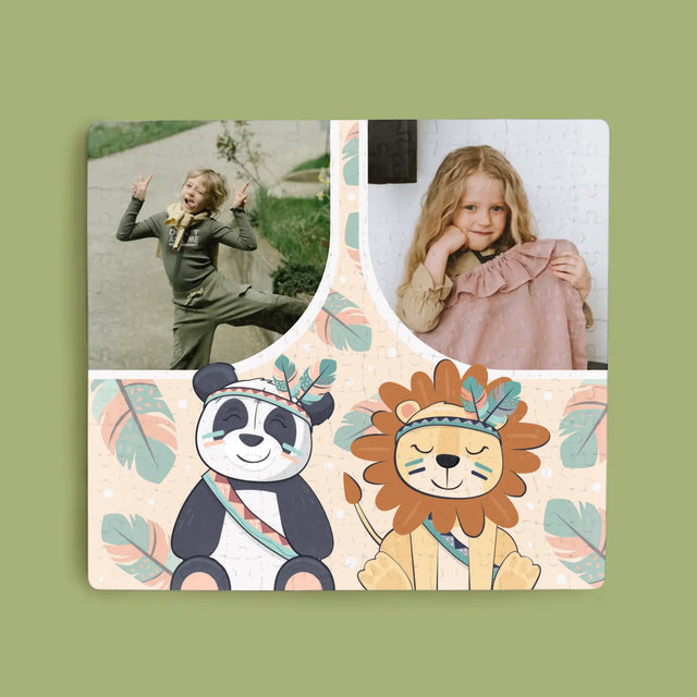 Fotocollage: Dieren - Puzzel